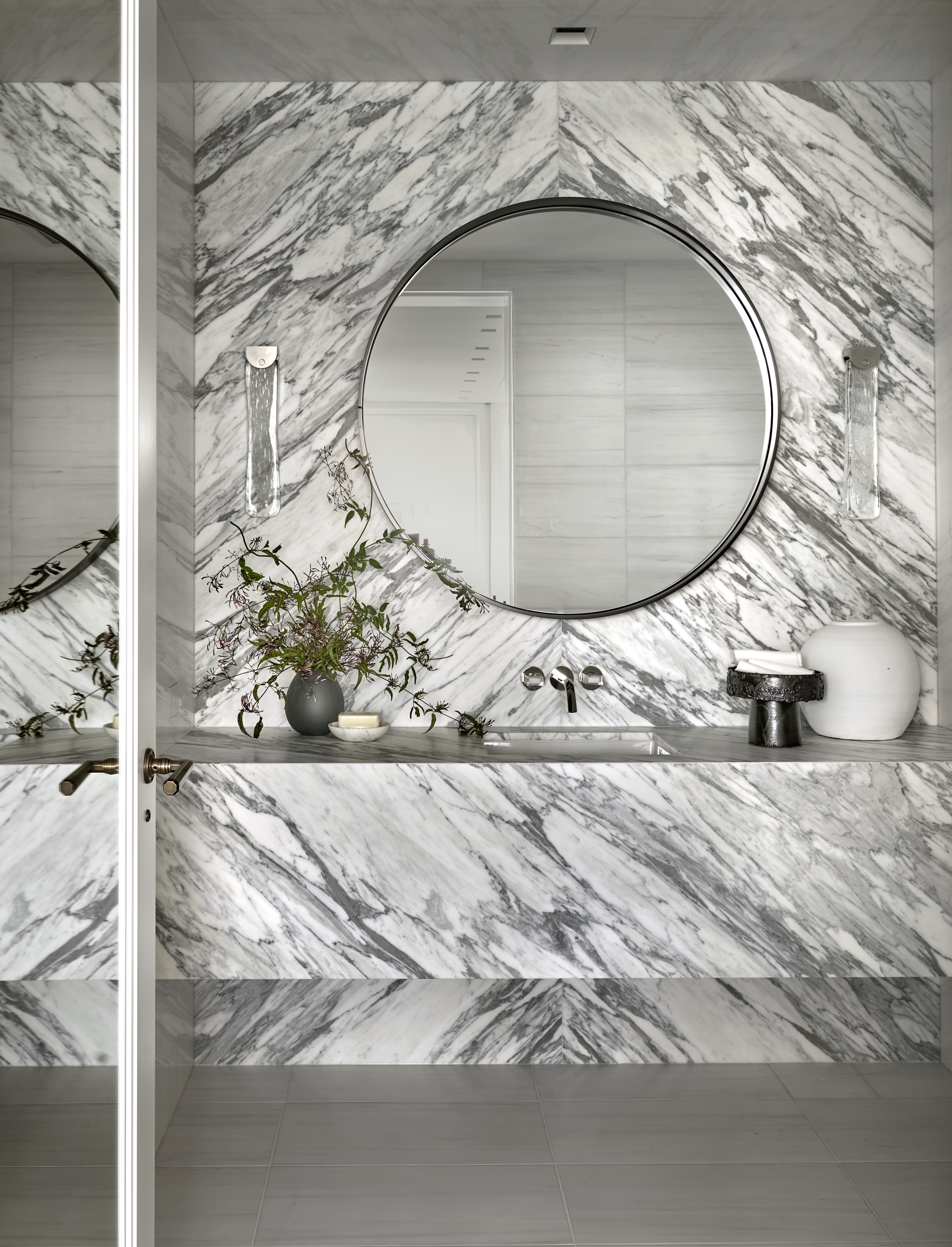 Boomatched Marble Bathroom