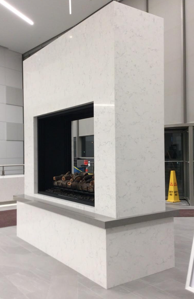 Large Commercial Fireplace